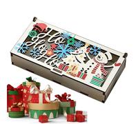 Porta Denaro Natalizio Per Contanti | Contenitore per Denaro Stagionale con Incisione - Scatola Di Archiviazione Per Cartoline Di Natale,Per Matrimonio Feste Laurea Incontro Familiare Ufficio Viaggio