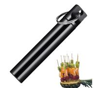 Porta dentale per borsa - di bilancio compatta da viaggio, Pick Denti in metallo portatile | Contenitore tascabile in lega di alluminio per borsa, ristorante, ufficio, auto, campeggio, Nero