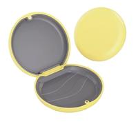 Porta Dentiera 1PC Bretelle Custodia ortodontica Dentale Allineatore magnetico Contenitore for protezione della bocca for denti Scatole for protesi finte(Yellow)