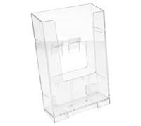 Porta Depliant 1/3 Din-A4 10X21 Cm Trasparente Ps - 12 Unità