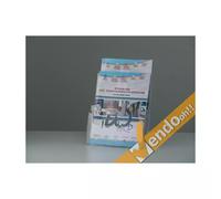 PORTA DEPLIANT DEPLIAN DA BANCO UFFICIO SCRIVANIA FORMATO A4 2 TASCHE PDB200