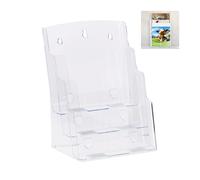 Porta depliant formato a4 Espositore da tavolo Supporto per brochure 600 g