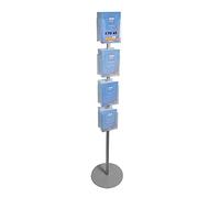 PORTA DEPLIANT LOCANDINE FORMATO A5 ESPOSITORE DA PAVIMENTO AUTOPORTANTE EASY012