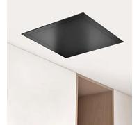 Porta di accesso a soffitto con chiusura a sfioramento, montaggio a incasso, 350 x 650 mm, per soffitte, ispezioni idrauliche ed elettriche, copertura per portello di servizio durevole, pannello di