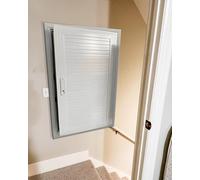 Porta di accesso con serratura della soffitta con chiave, pannello di ispezione resistente alle intemperie per l'entrata elettrica, del garage e dell'unità di CA