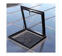 Porta di accesso da incasso per tetto, accesso soffitta/veranda, finestre in vetro di sicurezza con doppi vetri, grande uscita di emergenza, impermeabile, 61 x 81 cm, per uso commerciale