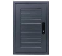 Porta di accesso decorativa per condizionatore d'aria con guarnizione per finestra, kit di rivestimento per valvola doccia, telaio in alluminio, design a doppio pannello per una migliore estetica e