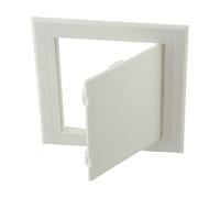 Porta di accesso in ABS bianco per diverse applicazioni, adatta per esigenze di manutenzione idraulica, elettrica e HVAC (150 x 150 mm)