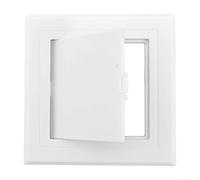 Porta di accesso in ABS bianco per diverse applicazioni, adatta per esigenze di manutenzione idraulica, elettrica e HVAC (100 x 100 mm)