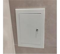Porta di accesso in alluminio personalizzabile di dimensione 80x85cm/32x34in dei vigili del fuoco della falda idraulica del pannello di accesso del metallo bianco per manutenzione e ispezione facili