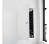 Porta di accesso in metallo con serratura personalizzabile con chiavi, pannello idraulico ed elettrico durevole per pareti di casa in cartongesso, 55 x 110 cm, soluzione di accesso ai servizi