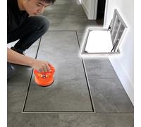 Porta di accesso invisibile per seminterrato/cantina, cancelletto segreto per pavimento a filo per impieghi gravosi - Botola di ispezione(L 1500 x W 700 mm)