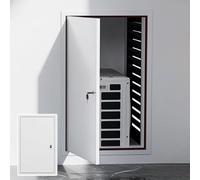 Porta di accesso per soffitta in alluminio con chiavi, pannello sicuro per parete/soffitto per cartongesso, ideale per contatore dell'acqua, cablaggio e ispezione di cavi nascosti, durevole e facile