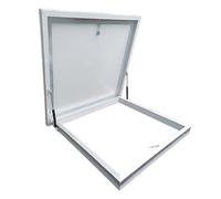 Porta Di Accesso Quadrata Per Soffitta, Coperture Per Intercapedini, Portello Di Emergenza Sul Tetto, Con Ammortizzatore A Gas E Maniglia Con Blocco Di Rotazione(85cm/33.5in)