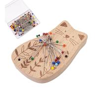 Porta di ago Magnetico - Ago Magnetico Minder | Pincushion a Forma di Animale in Legno, stoccaggio a Clip per Capelli Multi -Scopo, menti degli Aghi in Legno, per trapuntare Le attività di ricam