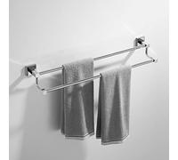 Porta di Asciugamani, binari dell'asciugamano, Set di Accessori per Bagno a portabicchieri, portabanca ad Angolo Completo/Cesto di Tessuto/Asciugamano/a