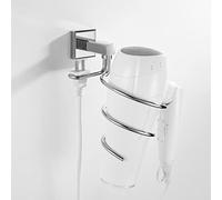 Porta di Asciugamani, binari dell'asciugamano, Set di Accessori per Bagno a portabicchieri, portabanca ad Angolo Completo/Cesto di Tessuto/Asciugamano/a