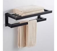Porta di asciugamani da asciugamano, portavalo per asciugamani da bagno a parete, porta asciugamano/palette/mensole, hardware da bagno a parete in alluminio a parete per un periquota per unghie a