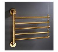 Porta di Asciugamani da Bagno in Oro Girevole Swing out Asciugamani per Bagno rastrelliere per Asciugatura a Parete da Cucina per Lavanderia arrugginita per Asciugamano Solido Terapia per Asciugamano