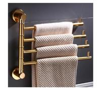 Porta di Asciugamani da Bagno in Oro Girevole Swing out Asciugamani per Bagno rastrelliere per Asciugatura a Parete da Cucina per Lavanderia arrugginita per Asciugamano Solido Terapia per Asciugamano