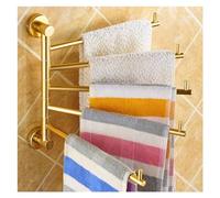 Porta di Asciugamani da Bagno in Oro Girevole Swing out Asciugamani per Bagno rastrelliere per Asciugatura a Parete da Cucina per Lavanderia arrugginita per Asciugamano Solido Terapia per Asciugamano