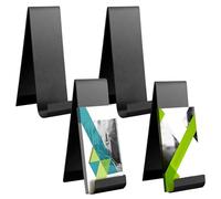 Porta di brochure in metallo Fancy, supporto per il display di brochure, supporto per il display del volantino, organizzatore di letteratura per piano di lavoro verticale per opuscoli, opuscolo