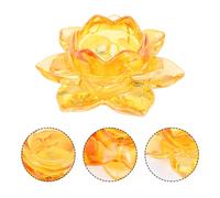 Porta di candele di cristallo colorate candele fiore di Porta della luce da tè