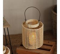 Porta di candele per la luce del tè lanterna in tessuto Rustico per il
