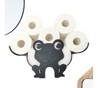 Porta di carta da toilette da parete generico, moderno portapacing di carta | Caricatore di carta da toilette a parete per animali per 8 rotoli extra, piattaforma del supporto per decorazioni p