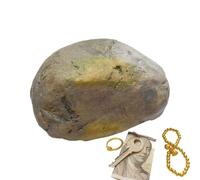 Porta di chiave di roccia falsa esterna - Box di deposito naturale e segreto | Scatola per safe per roccia realistica impermeabile per chiavi di riserva, paesaggio da giardino, portico de