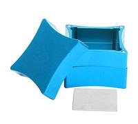 Porta di clip di gesso di biliardo Accessori magnetici con snooker magnetico in alluminio Custodia portante leggera durevole per segnali in piscina tornei di biliardo 33x33x30mm (Blu)