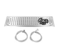 Porta di Connessione G1 / 2 per Acqua, Lavacoppe Incastonato in Acciaio Inossidabile Argento, Lavaggio Automatico Rapido per Bar e Casa