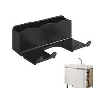Porta di conservazione per asciugatrice per capelli, gancio per asciugacapelli | Porta di asciugatura a portapacica Organizzazione del bagno Avventura per asciugacapelli, organizzatore di utensili per