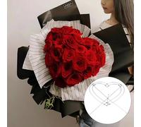 Porta di fiori a forma di cuore 1pc Love Bouquet Floom Flower Shop Hold