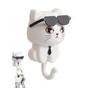 Porta Di Gatto: Ganci Da Parete Adesivi Con Occhiali Da Sole, Ganci Cappotto Per Gattini Per Tasti | Organizzatore Di Decorativo A Tematico Per La Casa, Dormi