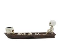 Porta di incenso del cranio Halloween Incenso Burner Spot Spethey Cashing Halloween Regali per gli amici, no