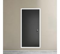 Porta Di Ispezione, Da Aprire In Robusto Acciaio Zincato,sportello Impermeabile Con Serratura - Contatori, Tubi, Applic(Black,65x65cm)
