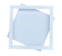 Porta di ispezione in alluminio stabile e resistente, progettata per resistenza al fuoco e all'umidità (350 x 350 mm)