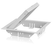 Porta di ispezione in metallo da 150x150mm - Bianca, porta di revisione in acciaio zincato - Sportello di manutenzione, sportello di ispezione, sportello di controllo della manutenzione