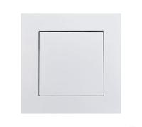 Porta di ispezione resistente per pareti e soffitti, con interruttore magnetico e piastra in acciaio zincato (100 x 100 mm)