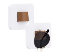 Porta di occhiali da sole, organizzatore di occhiali da sole da 2,16 pollici, gancio di occhiali in legno | Occhiali da sole autoadesivi, organizzatore del supporto da sole da sole | Sunglas S