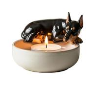 Porta Di Per Le Luci Del Tè - CandeleDi Tè Per Cani | Cucciolo Di Tealight Table Candeles Stand | Ornamenti Di Figurina Per Animali Domestici | Arredamento Romantico A Candelabello Per La Fatt