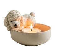 Porta Di Per Le Luci Del Tè - CandeleDi Tè Per Cani | Cucciolo Di Tealight Table Candeles Stand | Ornamenti Di Figurina Per Animali Domestici | Arredamento Romantico A Candelabello Per La Fatt