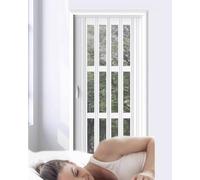 Porta di piegatura insonorizzata della fisarmonica per la privacy della camera da letto, portone scorrevole del pannello del PVC per l'armadio/granaio