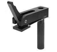 Porta di pressione in legno in lega in alluminio 3 marcia a pressione regolabile Accendi per fissaggio rapido per la pressa per la lavorazione del legno Black 60mm (19mm)3/4))