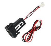 Porta di Ricarica AUX per Auto, per Corolla Ex, per Yaris, per Reiz Audio. Modulo con Presa USB per Ingresso AUX e Porta di Ricarica.
