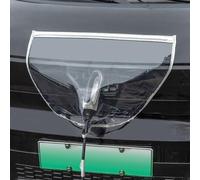 Porta di ricarica per veicoli elettrici, copertura magnetica antipioggia e polvere con PVC impermeabile ispessito per protezione del caricabatterie da auto (bianco trasparente)