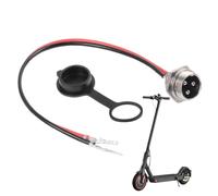 Porta Di Ricarica Scooter - Connettore Della Testa 'aviazione A 3 Pin, Spina Caricatore Di Scooter Elettrici | Presa Di Ricarica Della Batteria Ritardante Flame Per Scootter, Veicoli Al Litio Desi