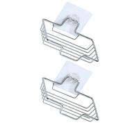 Porta di sapone di spugna da 2 pcs Porta sapone in acciaio inossidabile barra