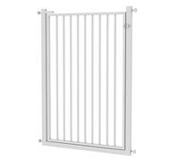 Porta Di Sicurezza Domestica Bianca Del Metallo, Porta per la Scala o la Scala Della Porta/High76Cm/127Cm-134Cm